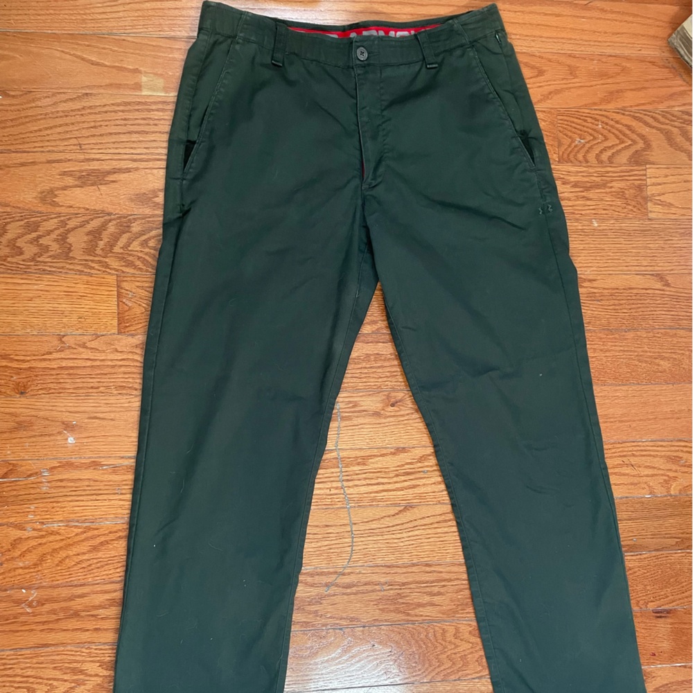 Under Armour Tech Casual Stretch Lightweight Straight Leg Pants Size 36x32